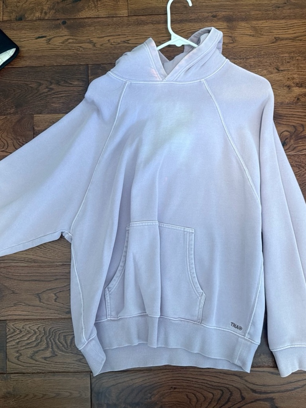 TNA Light Lavender Oversized Hoodie Sweatshirt